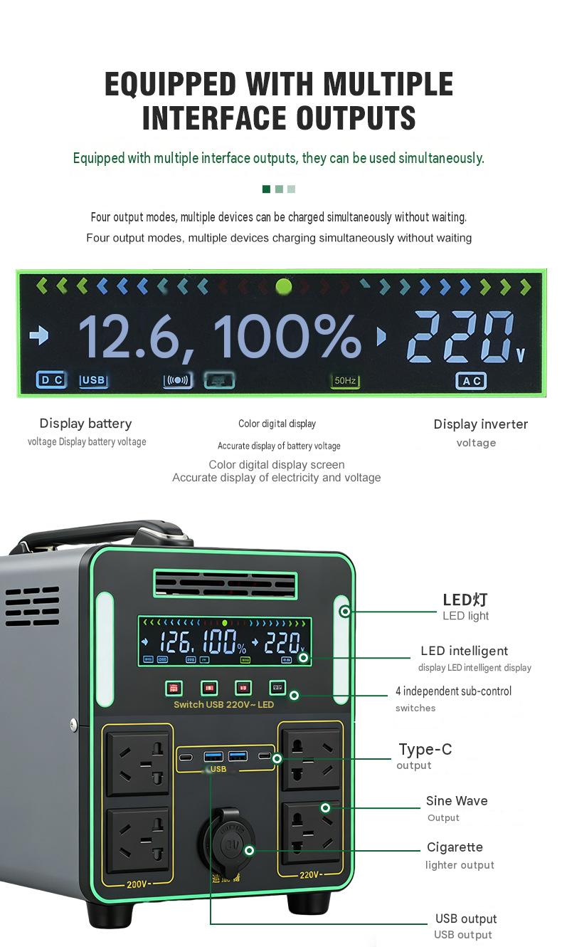 600W Portable Power Station