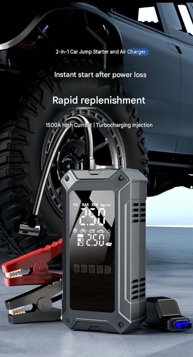 4-in-1 Jump Starter & Inflator