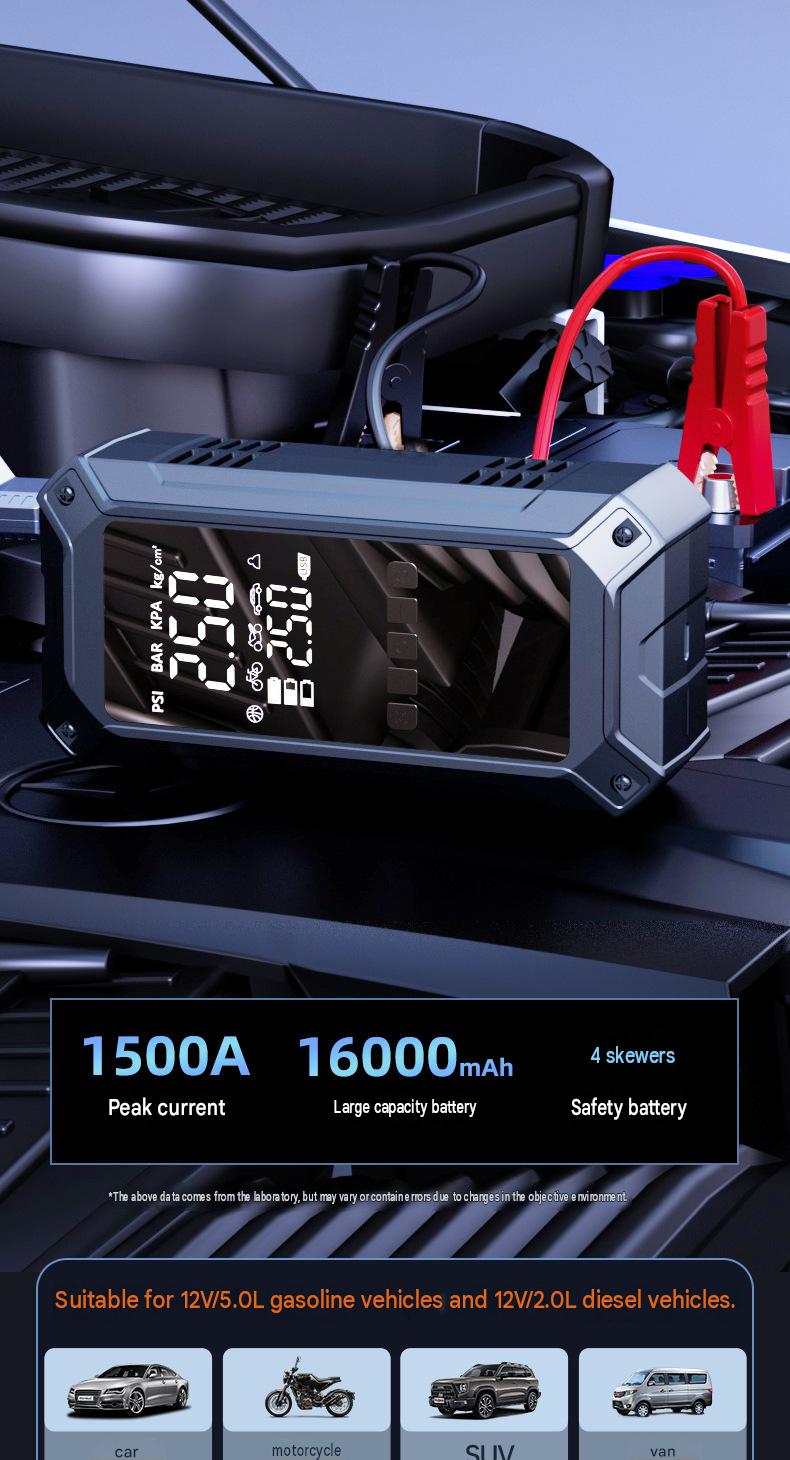 4-in-1 Jump Starter & Inflator