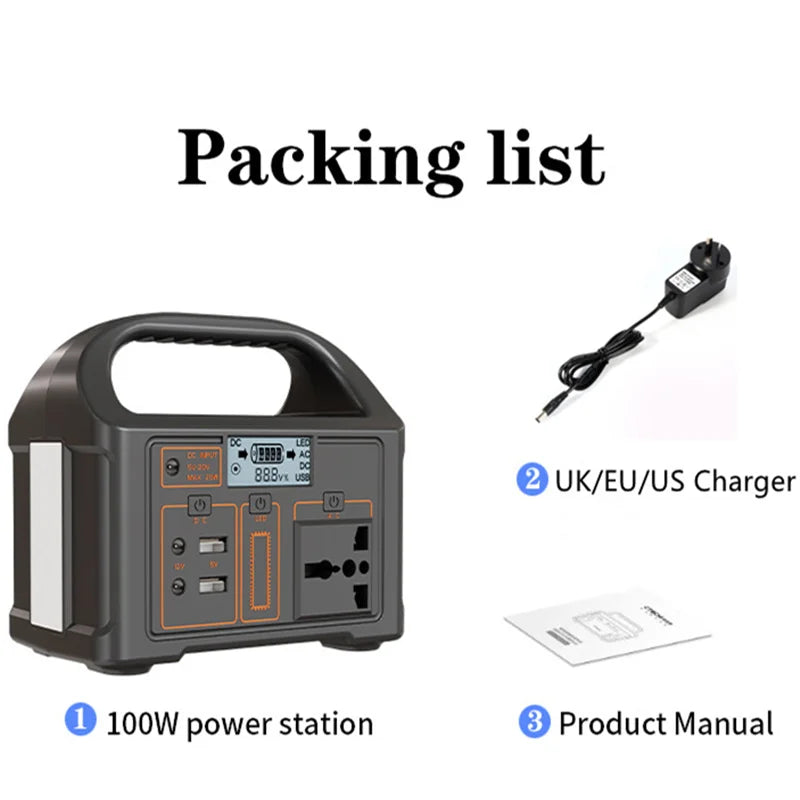 100W Portable Power Station