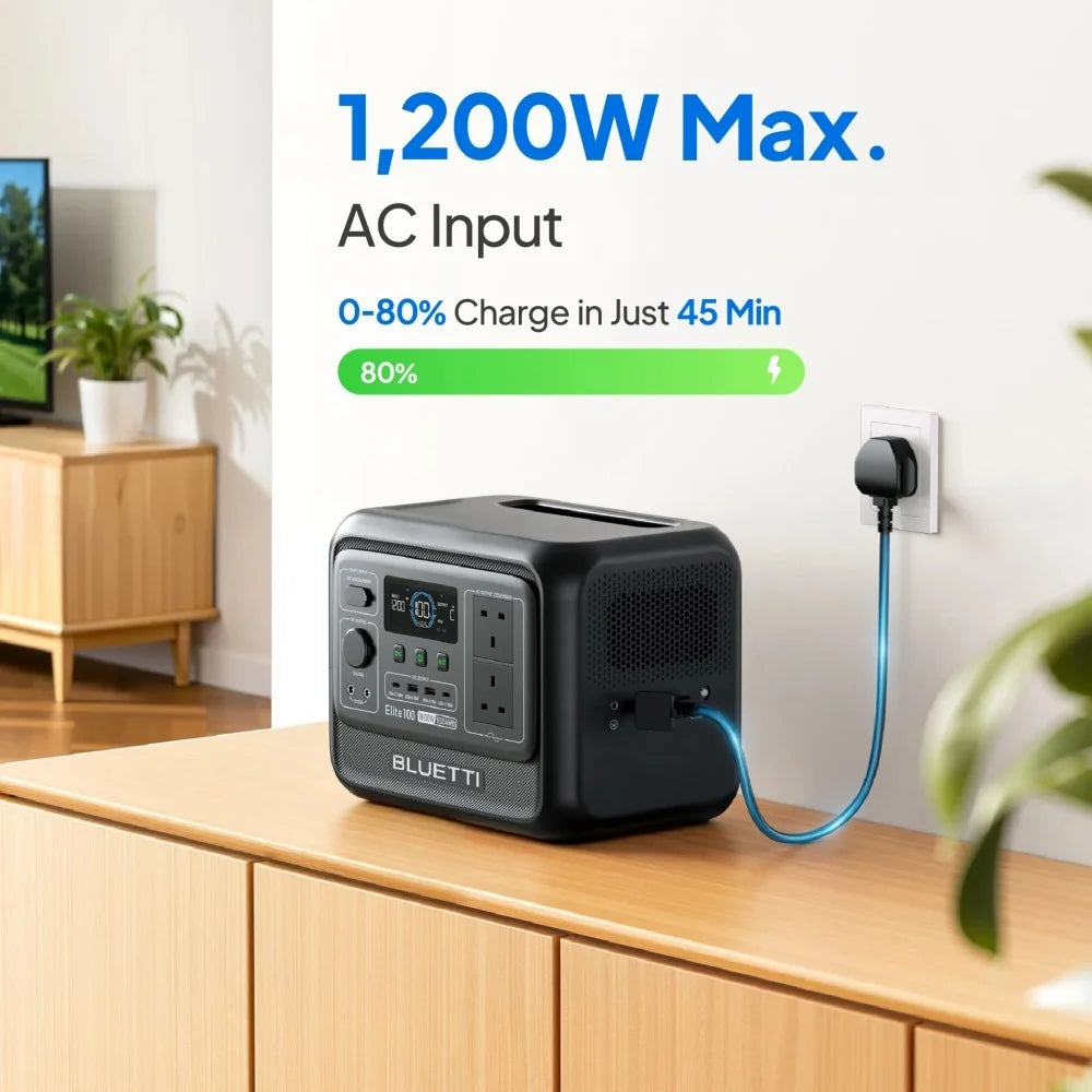 BLUETTI Elite 100 V2 Renew 1800W Power Station