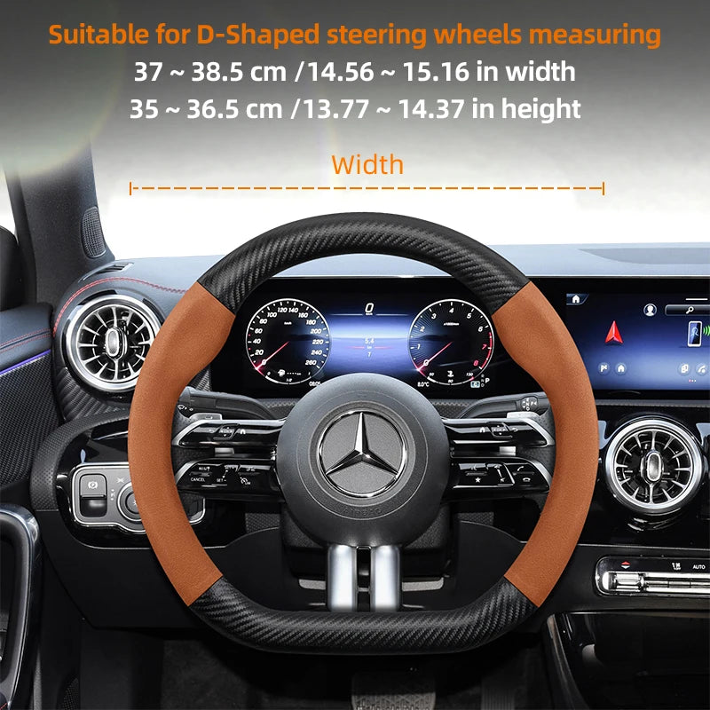 Mercedes Suede Steering Cover