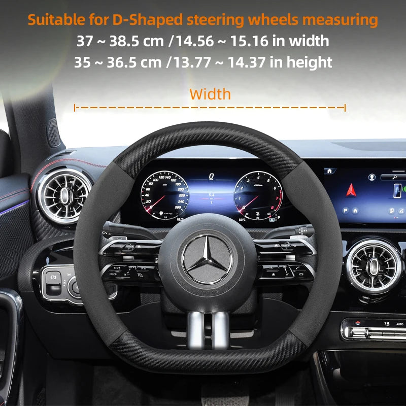 Mercedes Suede Steering Cover