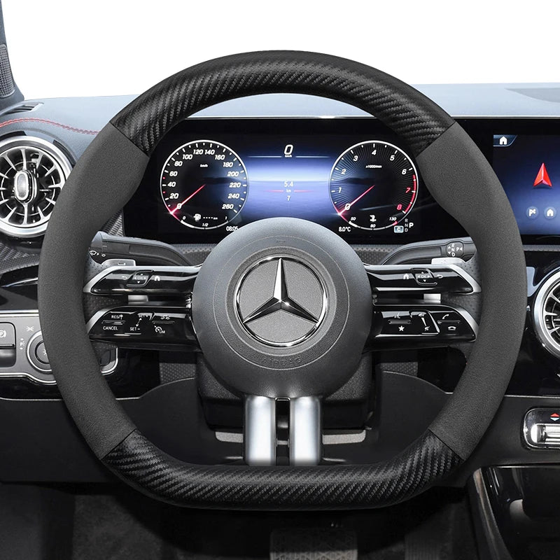 Mercedes Suede Steering Cover