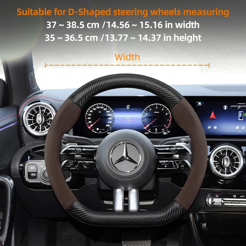 Mercedes Suede Steering Cover