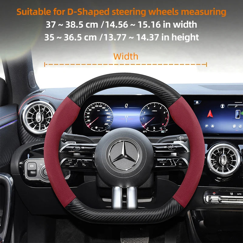 Mercedes Suede Steering Cover